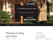 Tablet Screenshot of cdawnmccallum.com